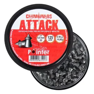 Chumbinho Pointer Attack 5.5mm 125un