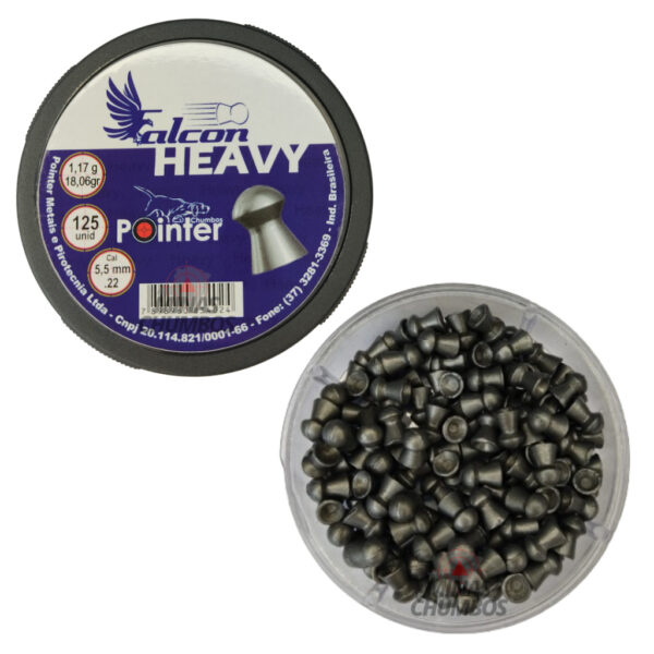 Chumbinho Pointer Falcon Heavy 5.5mm 125un
